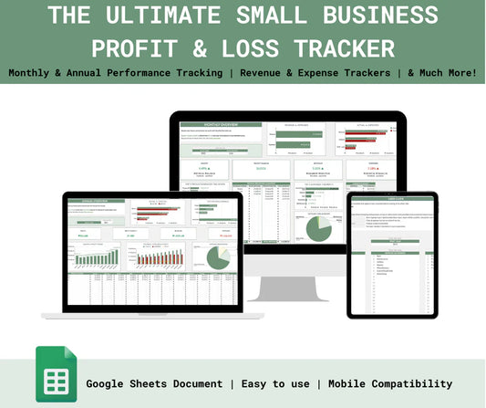 The Ultimate Small Business Profit & Loss Tracker