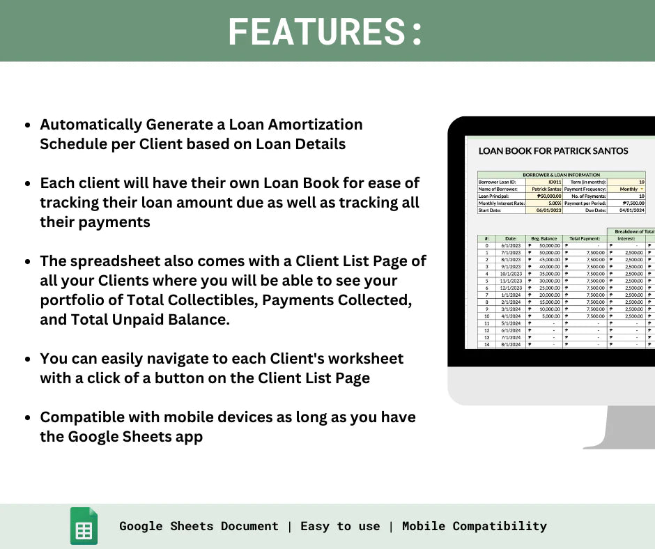 Lending Business Tracker
