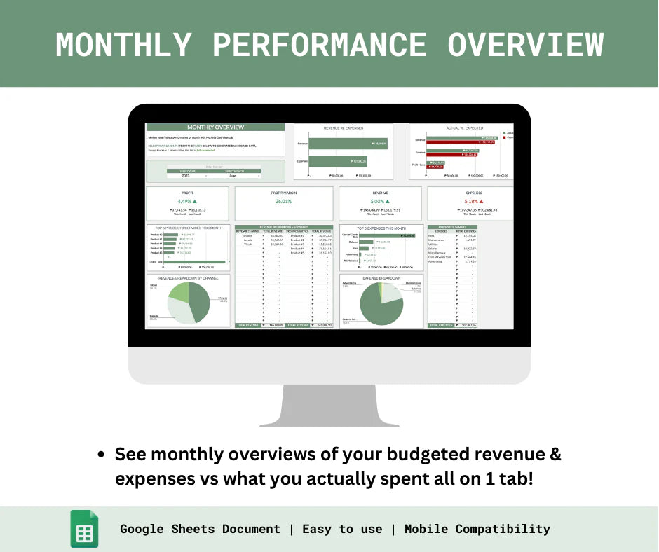 The Ultimate Small Business Profit & Loss Tracker