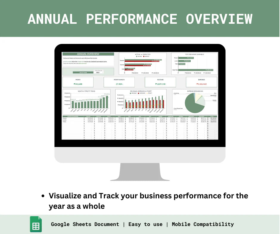 The Ultimate Small Business Profit & Loss Tracker