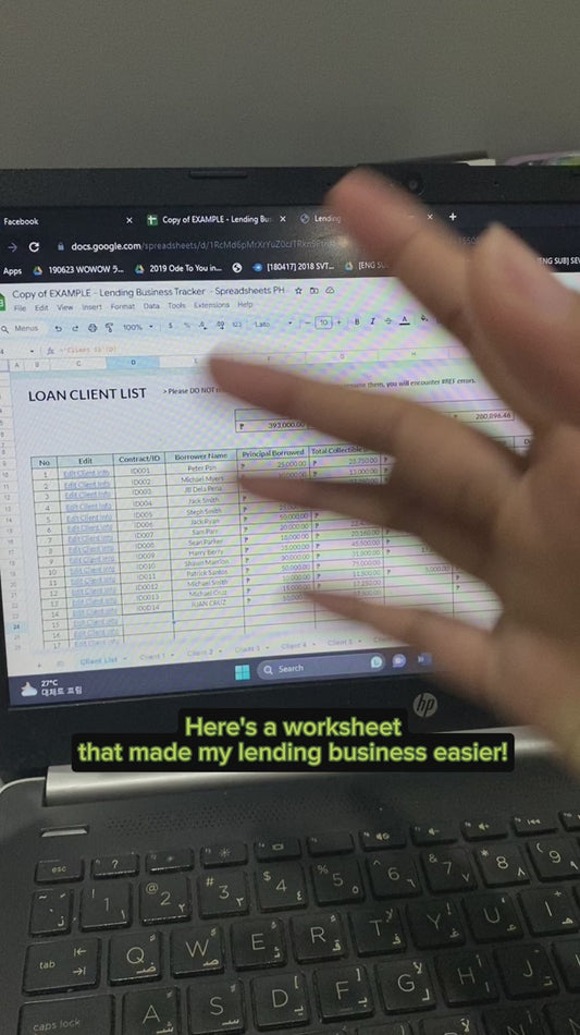 Lending Business Tracker